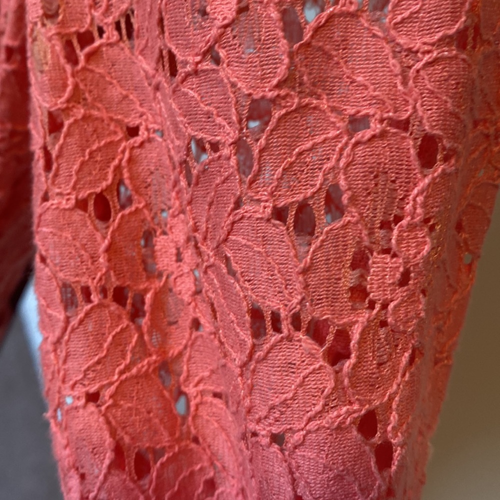 PRE-OWNED JESSICA H CORAL LACE DRESS - Picture 8 of 16